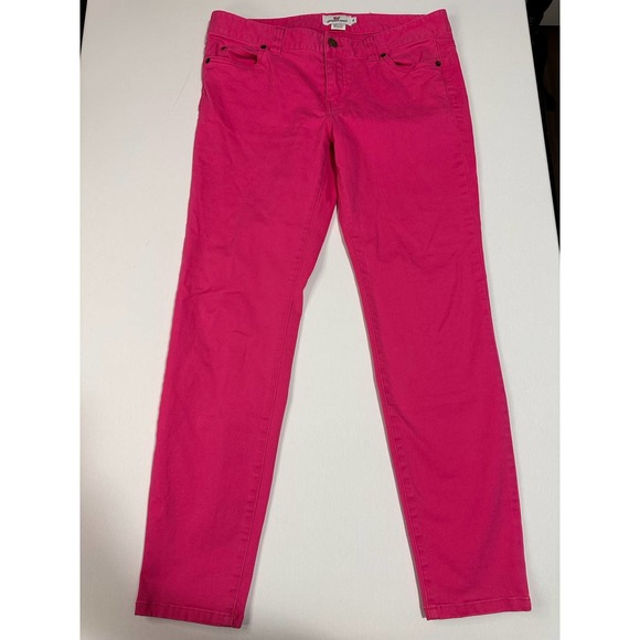 Vineyard Vines Hot Pink Women’s Pants Straight Leg Barbiecore size 6 - Picture 1 of 11
